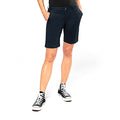 Dark Navy - Back - Kariban Womens-Ladies Chino Bermuda Shorts