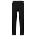 Black - Front - Henbury Mens Stretch Flex Waistband Chino Trousers