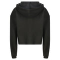 Jet Black - Back - AWDis Just Hoods Womens-Ladies Girlie Cropped Hoodie