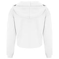 Arctic White - Back - AWDis Just Hoods Womens-Ladies Girlie Cropped Hoodie