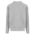 Heather Grey - Back - AWDis Just Hoods Mens Graduate Heavyweight Sweatshirt