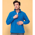 Royal Blue - Back - SOLS Ness Unisex Zip Neck Anti-Pill Fleece Top