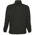 Black - Back - SOLS Ness Unisex Zip Neck Anti-Pill Fleece Top