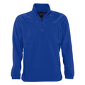 Royal Blue - Front - SOLS Ness Unisex Zip Neck Anti-Pill Fleece Top