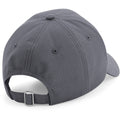 Graphite Grey - Back - Beechfield Authentic 5 Panel Cap