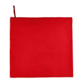 Red - Front - SOLS Atoll 100 Microfibre Bath Sheet