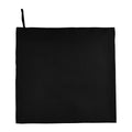 Black - Front - SOLS Atoll 100 Microfibre Bath Sheet