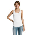 White - Back - SOLS Ladies Jade Tank Top