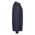 Dark Navy - Side - Fruit Of The Loom Mens Classic Drop Shoulder Sweatshirt