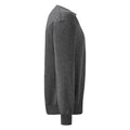 Dark Heather - Side - Fruit Of The Loom Mens Classic Drop Shoulder Sweatshirt