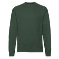 Bottle Green - Front - Fruit Of The Loom Mens Classic Drop Shoulder Sweatshirt