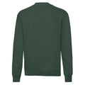 Bottle Green - Back - Fruit Of The Loom Mens Classic Drop Shoulder Sweatshirt