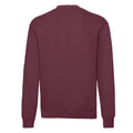 Burgundy - Back - Fruit Of The Loom Mens Classic Drop Shoulder Sweatshirt