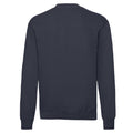 Deep Navy - Back - Fruit Of The Loom Mens Classic Drop Shoulder Sweatshirt