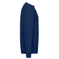 Navy - Side - Fruit Of The Loom Mens Classic Drop Shoulder Sweatshirt