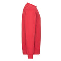 Red - Side - Fruit Of The Loom Mens Classic Drop Shoulder Sweatshirt