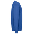 Royal Blue - Side - Fruit Of The Loom Mens Classic Drop Shoulder Sweatshirt