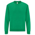 Heather Green - Front - Fruit Of The Loom Mens Classic Drop Shoulder Sweatshirt