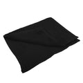 Black - Front - SOLS Island Guest Towel (30 X 50cm)