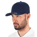 Navy - Back - Flexfit Unisex 5 Panel Cap