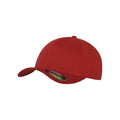 Red - Front - Flexfit Unisex 5 Panel Cap