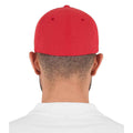 Red - Side - Flexfit Unisex 5 Panel Cap