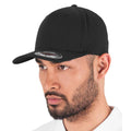 Black - Back - Flexfit Unisex 5 Panel Cap