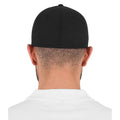 Black - Side - Flexfit Unisex 5 Panel Cap