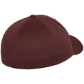 Maroon - Back - Flexfit Unisex Wooly Combed Cap