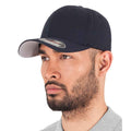 Dark Navy - Back - Flexfit Unisex Wooly Combed Cap