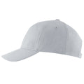 Pure Grey - Front - SOLS Unisex Buffalo 6 Panel Baseball Cap