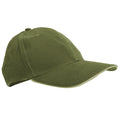 Army-Beige - Front - SOLS Unisex Buffalo 6 Panel Baseball Cap