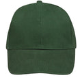 Bottle Green - Back - SOLS Unisex Buffalo 6 Panel Baseball Cap