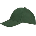 Bottle Green - Lifestyle - SOLS Unisex Buffalo 6 Panel Baseball Cap