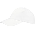 White - Lifestyle - SOLS Unisex Buffalo 6 Panel Baseball Cap