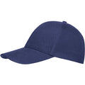 French Navy - Side - SOLS Unisex Buffalo 6 Panel Baseball Cap