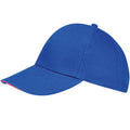 Royal Blue-Neon Coral - Front - SOLS Unisex Buffalo 6 Panel Baseball Cap