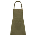 Olive Green - Front - Le Chef Utility Bib Apron