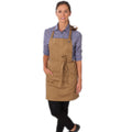 Khaki - Front - Le Chef Utility Bib Apron