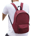 Burgundy - Back - SOLS Rider Backpack - Rucksack Bag