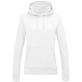 Arctic White - Front - AWDis Womens-Ladies Girlie College Hoodie