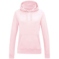 Baby Pink - Front - AWDis Womens-Ladies Girlie College Hoodie