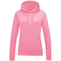 Candyfloss Pink - Front - AWDis Womens-Ladies Girlie College Hoodie