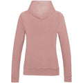 Dusty Pink - Back - AWDis Womens-Ladies Girlie College Hoodie