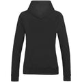 Jet Black - Back - AWDis Womens-Ladies Girlie College Hoodie