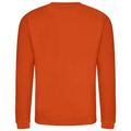 Burnt Orange - Back - AWDis Adults Unisex Just Hoods Sweatshirt