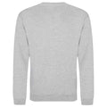 Heather Grey - Back - AWDis Adults Unisex Just Hoods Sweatshirt