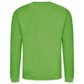 Lime Green - Back - AWDis Adults Unisex Just Hoods Sweatshirt