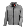 Workguard Grey - Front - Result Mens Classic Soft Shell Jacket