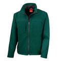 Bottle Green - Front - Result Mens Classic Soft Shell Jacket